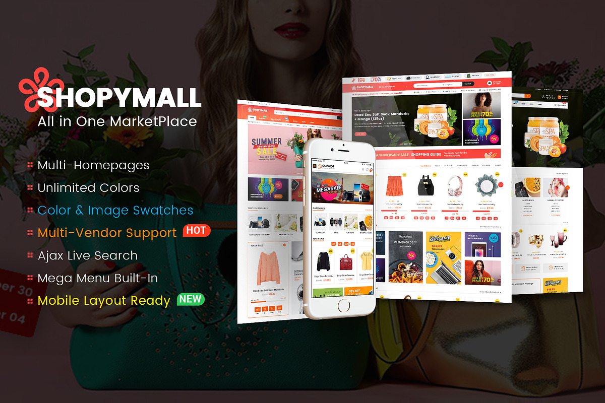 ShopyMall - MarketPlace WP Theme, a WordPress Template by WPThemeGo