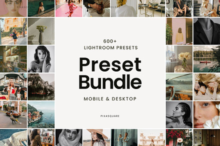 600+ Lightroom Preset Bundle, a Preset Add-On by PixaSquare