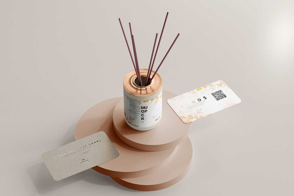 Incense Air Freshener Mockups, a Packaging Mockup by pmvch (Photo 19 of 20)