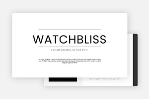 Minimalis Watch Keynote Presentation