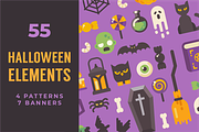 Halloween elements collection, an Icon by Ivan Dubovik (Thumbnail 1 of 6)