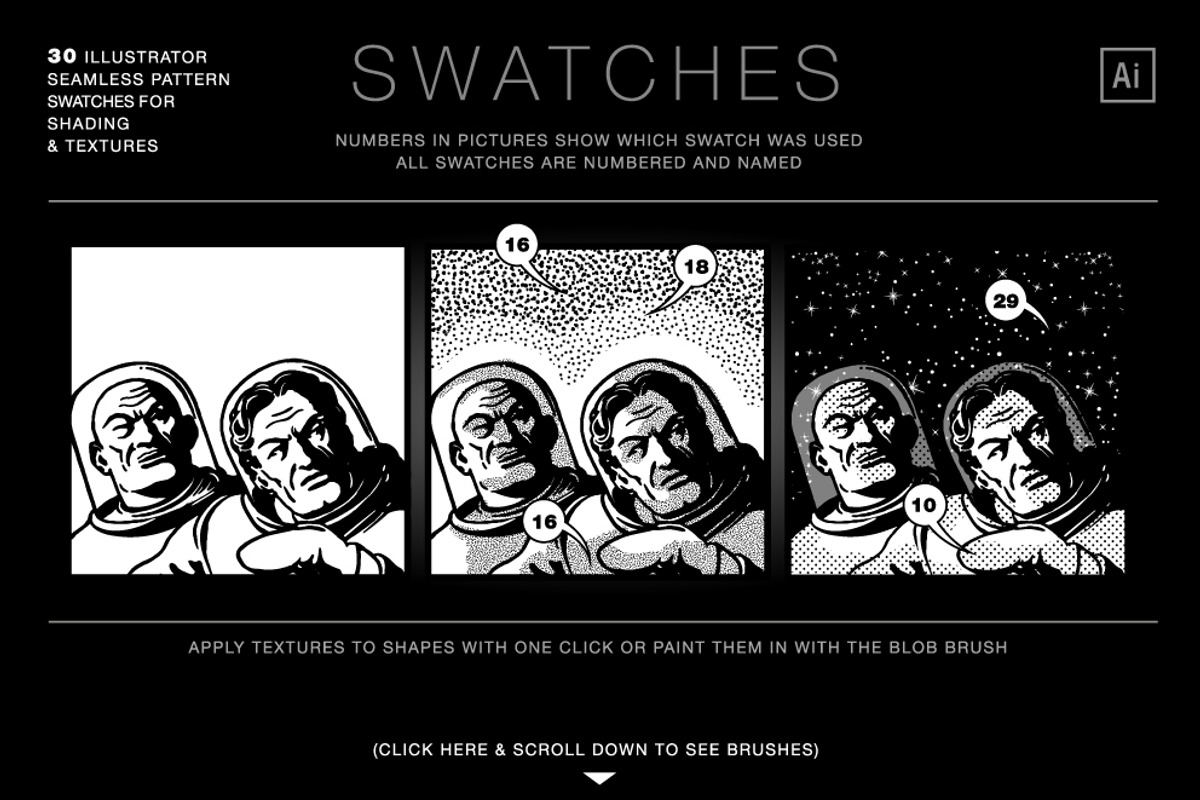 Cosmic Vector Bundle, a Brush Add-On by Vector Clash (Photo 5 of 10)