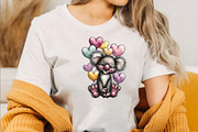 Whimsical Valentine Koala Clipart Bu, an Illustration by SVGArt (Thumbnail 4 of 8)