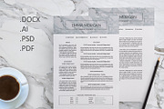 Marble CV / Resume Template / M, a Resume Template by Showy68 Template (Thumbnail 1 of 3)