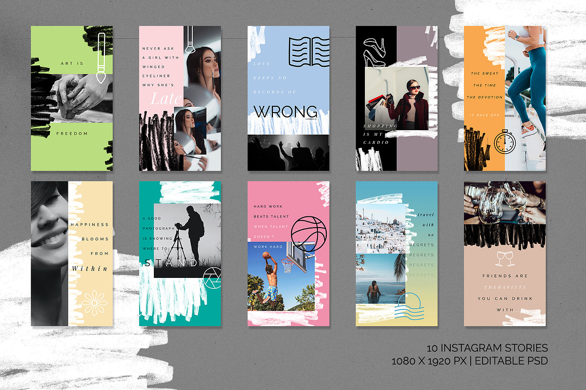 Personal Lifestyle IG Template, a Social Media Template by The Fake PNG (Photo 4 of 9)