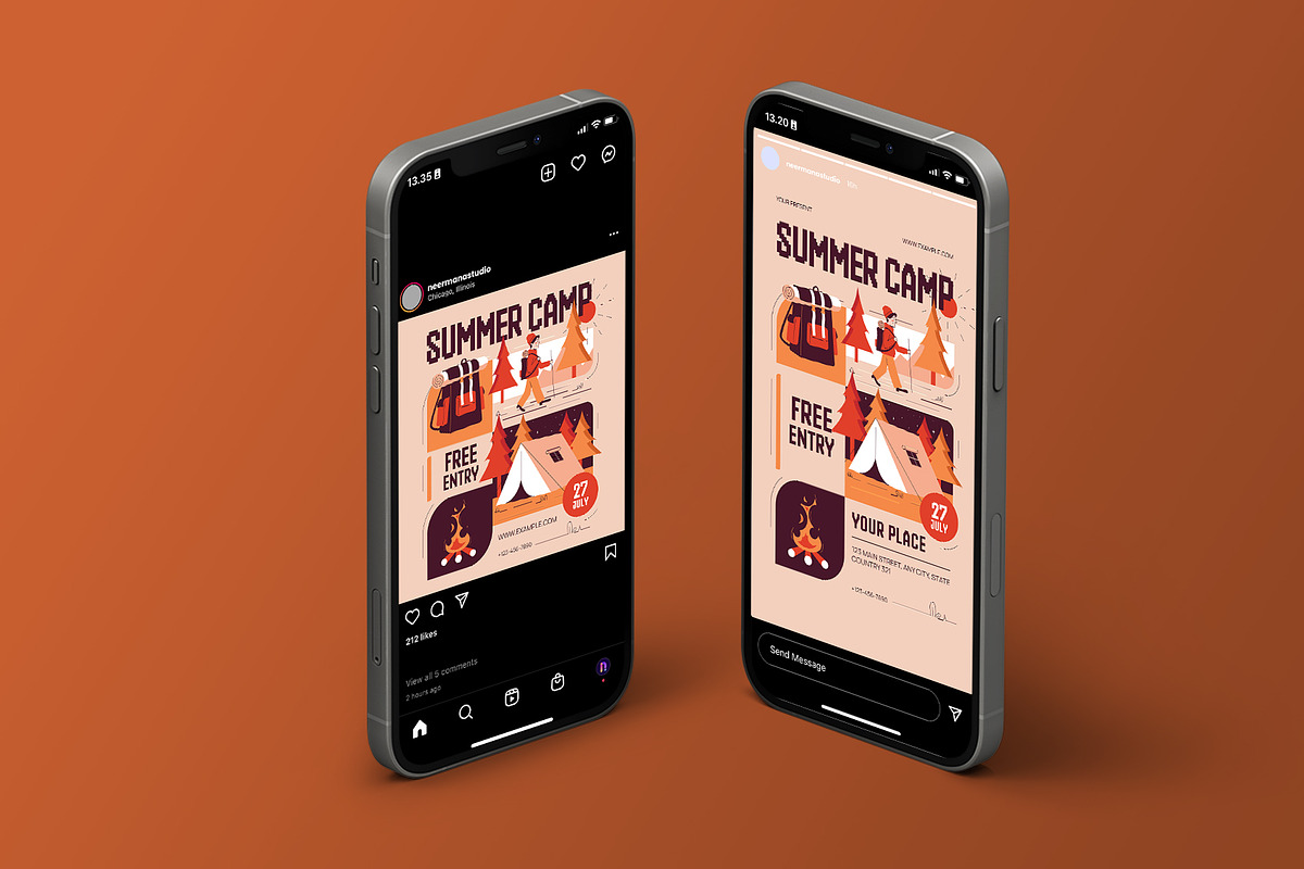 Brown Creative Summer Camp Flyer, a Flyer Template by Neermana (Photo 4 of 4)