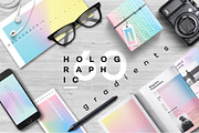 Holographic gradients, a Texture Graphic by Polar Vectors (Thumbnail 1 of 17)