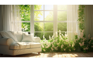 glass window home background ai, an Architecture Photo by pikepicture