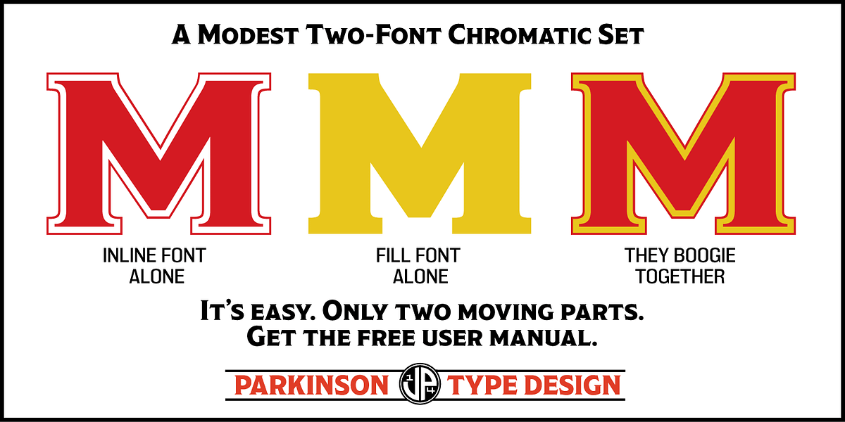 Modesto Initials, a Serif Font by Parkinson Type Design (Photo 2 of 2)