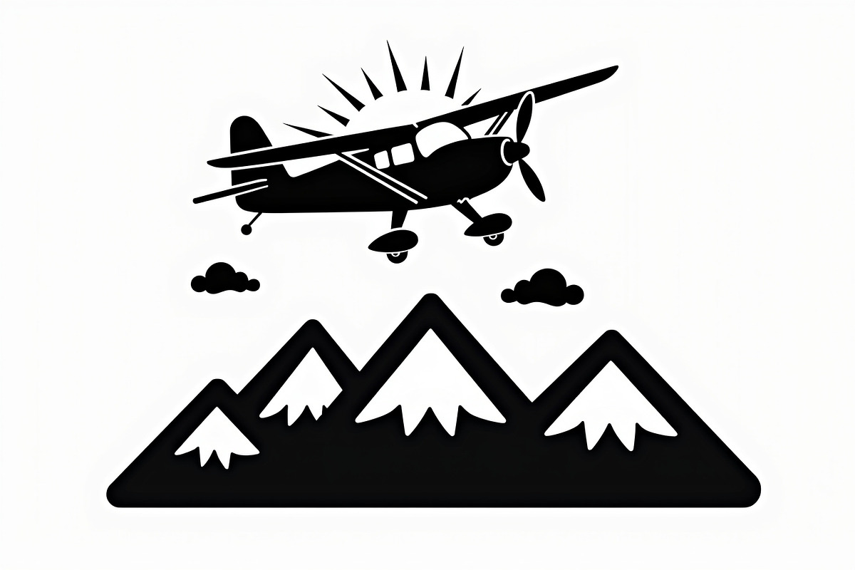 Adventure Plane Mountain Bundle, an Illustration by Designs_River (Photo 5 of 9)