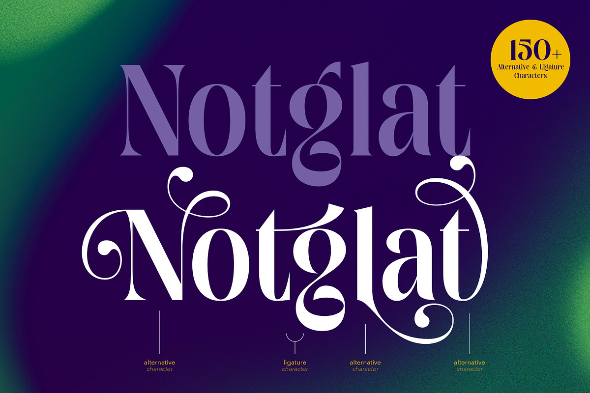 Nathen - Elegant Serif Display Font, a Serif Font by Ekahermawan (Photo 4 of 12)