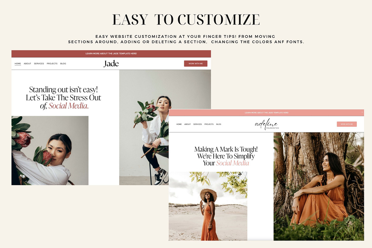 Squarespace 7.1 Template Jade, a Websites & App Template by thrivedigitally (Photo 8 of 8)
