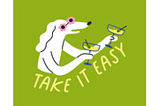 Funny animals drink, party cards set, an Animal Illustration by Good Studio (Thumbnail 7 of 14)