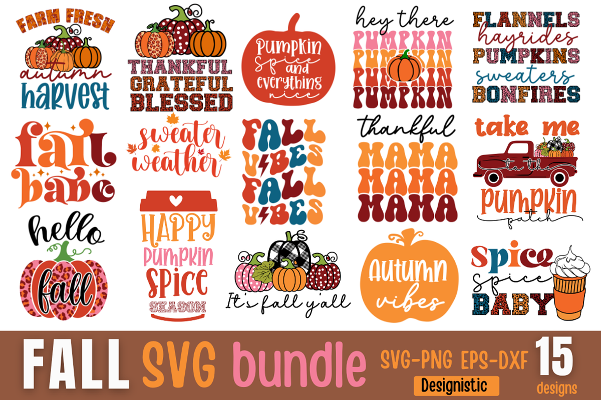 Fall SVG Bundle, Autumn SVG Bundle, an Object Graphic by Design's Dark (Photo 14 of 16)