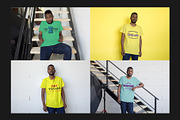 T-Shirt Mock-Up Set, a Shirt Mockup by Freeman Studio (Thumbnail 9 of 15)