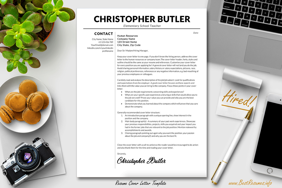 Modern Teacher Resume Template Word, a Resume Template by BestResumes.Co (Photo 4 of 8)