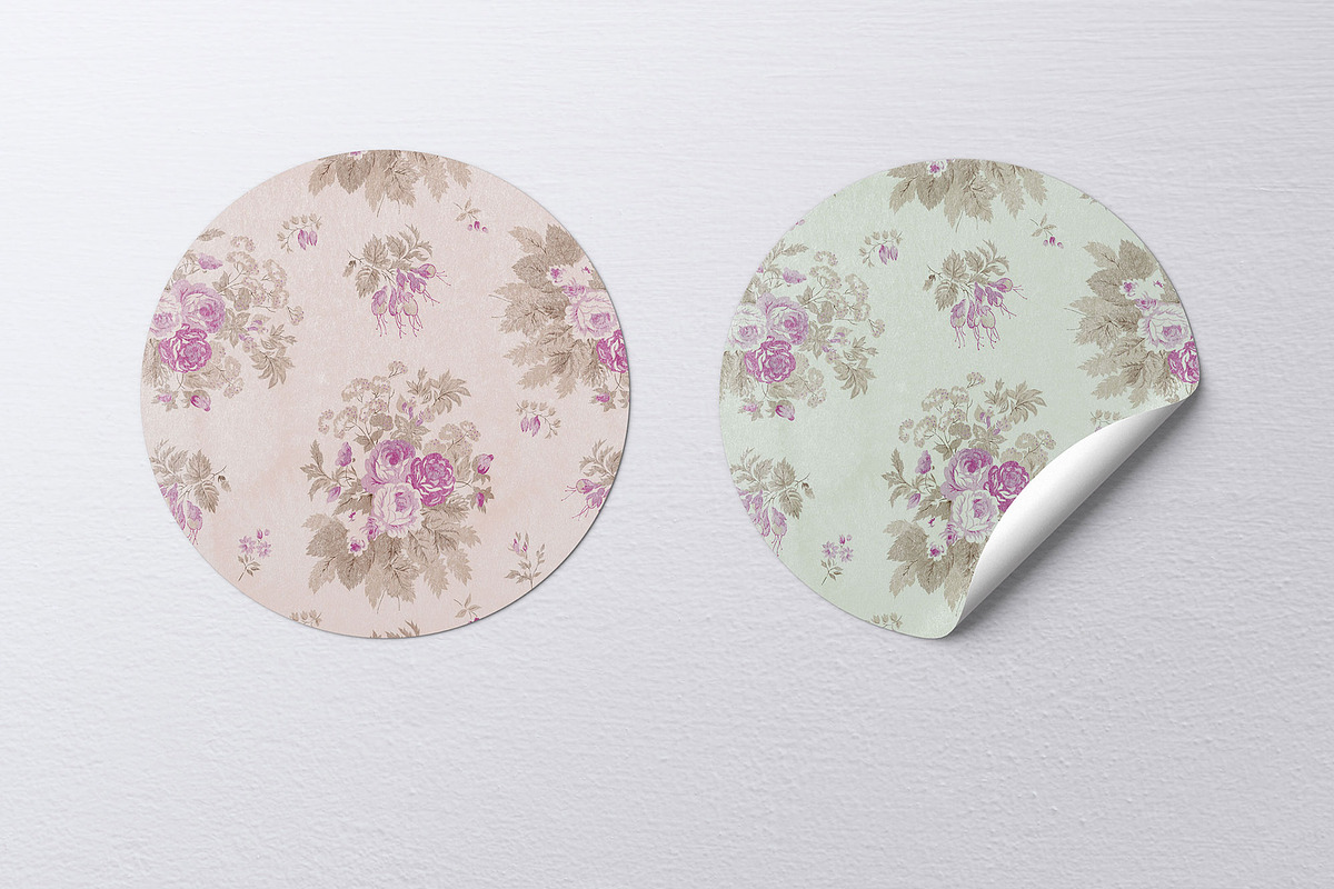 Watercolor Shapes Floral Art, a Texture Graphic by sibel dayı (Photo 7 of 10)