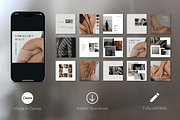 Soft Beige Instagram Post Templates, a Social Media Template by IRISEA DESIGNS (Thumbnail 2 of 7)