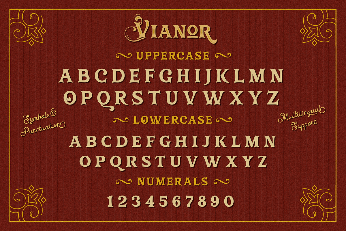 Vianor, a Font by Larin Type Co. (Photo 7 of 9)