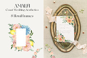 Amalfi Coast Mediterranean Wedding, a Decorative Illustration by Catch the Dream Art (Thumbnail 9 of 17)