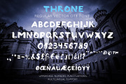 THRONE - SVG and regular OTF font, a Script Font by Anna Zakharchenko (Thumbnail 9 of 10)