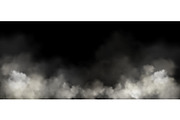Foggy gray clouds on black, a Texture Illustration by art PVP - market (Thumbnail 1 of 3)