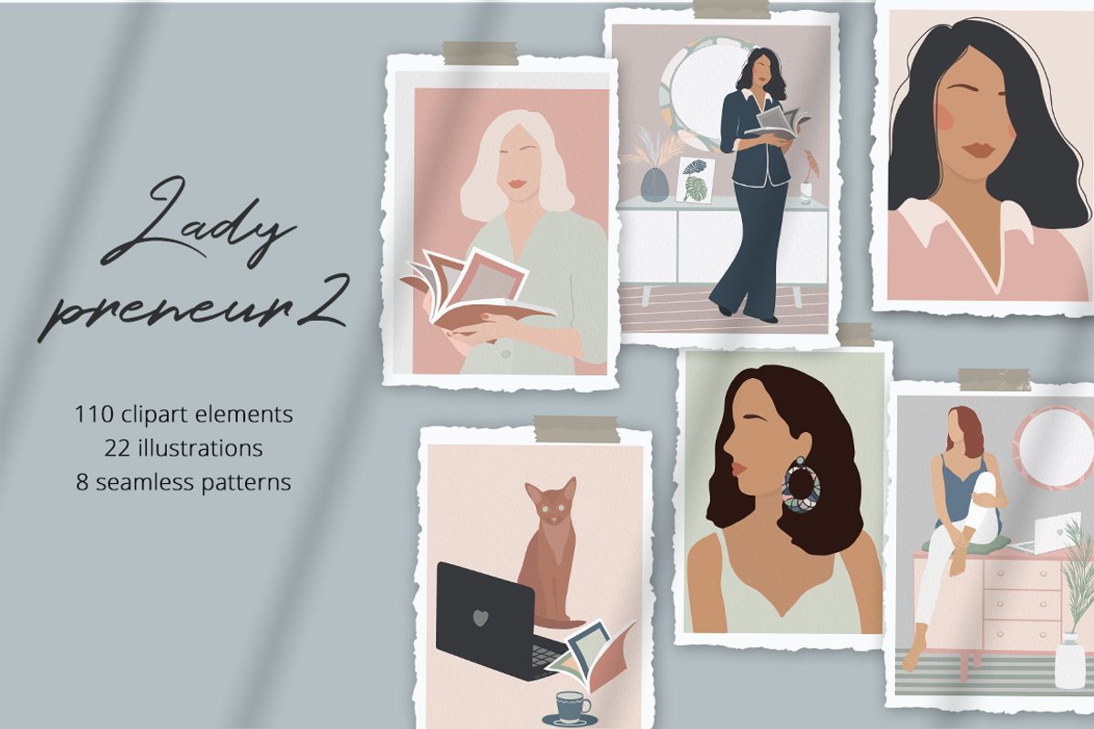 Ladypreneur 2 Illustration Set, a Work Illustration by Irena Art (Photo 1 of 12)