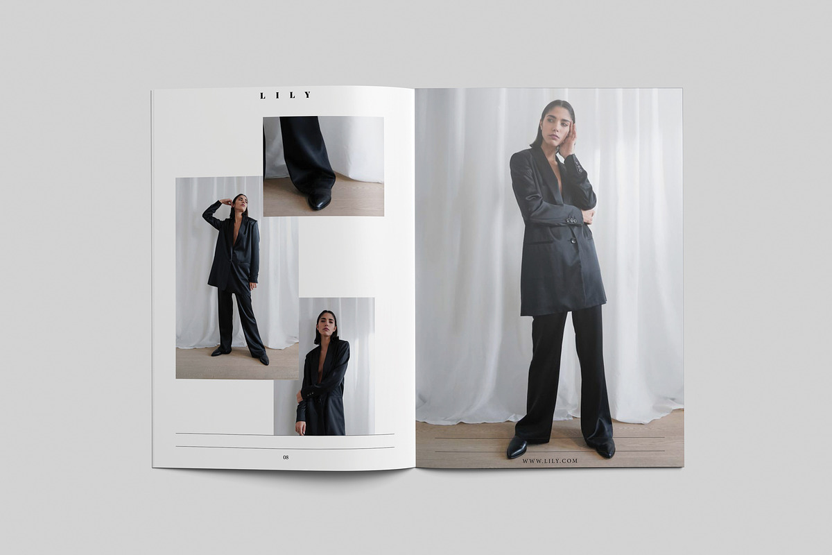 Minimal Fashion Catalog - LILY, a Magazine Template by OpulentStu (Photo 5 of 6)