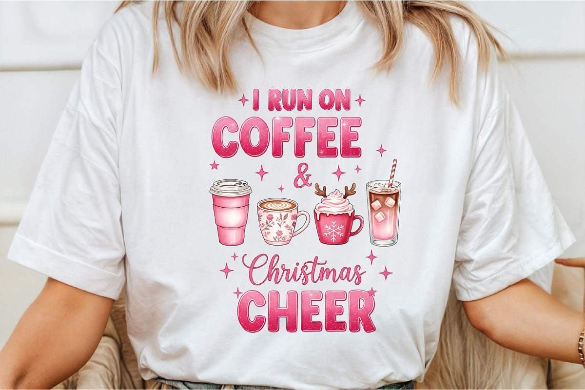 I Run on Coffee & Christmas Cheer, an Illustration by DreamCafeArt (Photo 4 of 6)