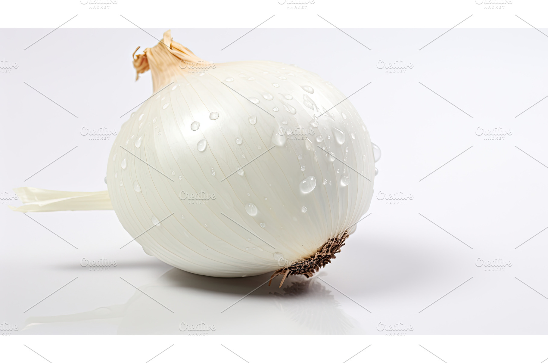 vegetable white onion isolated ai, a Food & Drink Photo by pikepicture