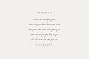 Lemontine Monoline Font, a Handwritten Font by Burhan Afif (Thumbnail 9 of 10)