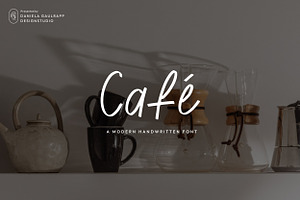 Café Handwritten Font