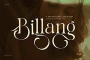 Billang – Elegant Serif Font, a Serif Font by Graphicxell (Thumbnail 1 of 8)