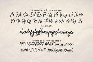 Atakana - Handwriting Script Font