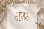 MB BM Wedding Monogram Logo, a Branding & Logo Template by LogoAV (Thumbnail 4 of 6)