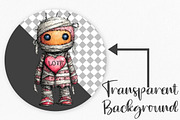 Valentine Voodoo Doll Clipart Bundle, an Illustration by Canvas Craft (Thumbnail 2 of 6)