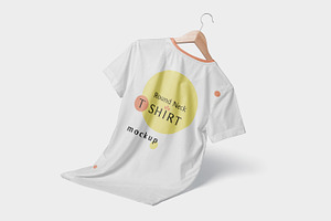 Modish Round Neck T-Shirt Mockups