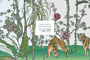 Chinoiserie Seamless Panoramas, an Illustration by Irina Dolgikh (Thumbnail 12 of 17)