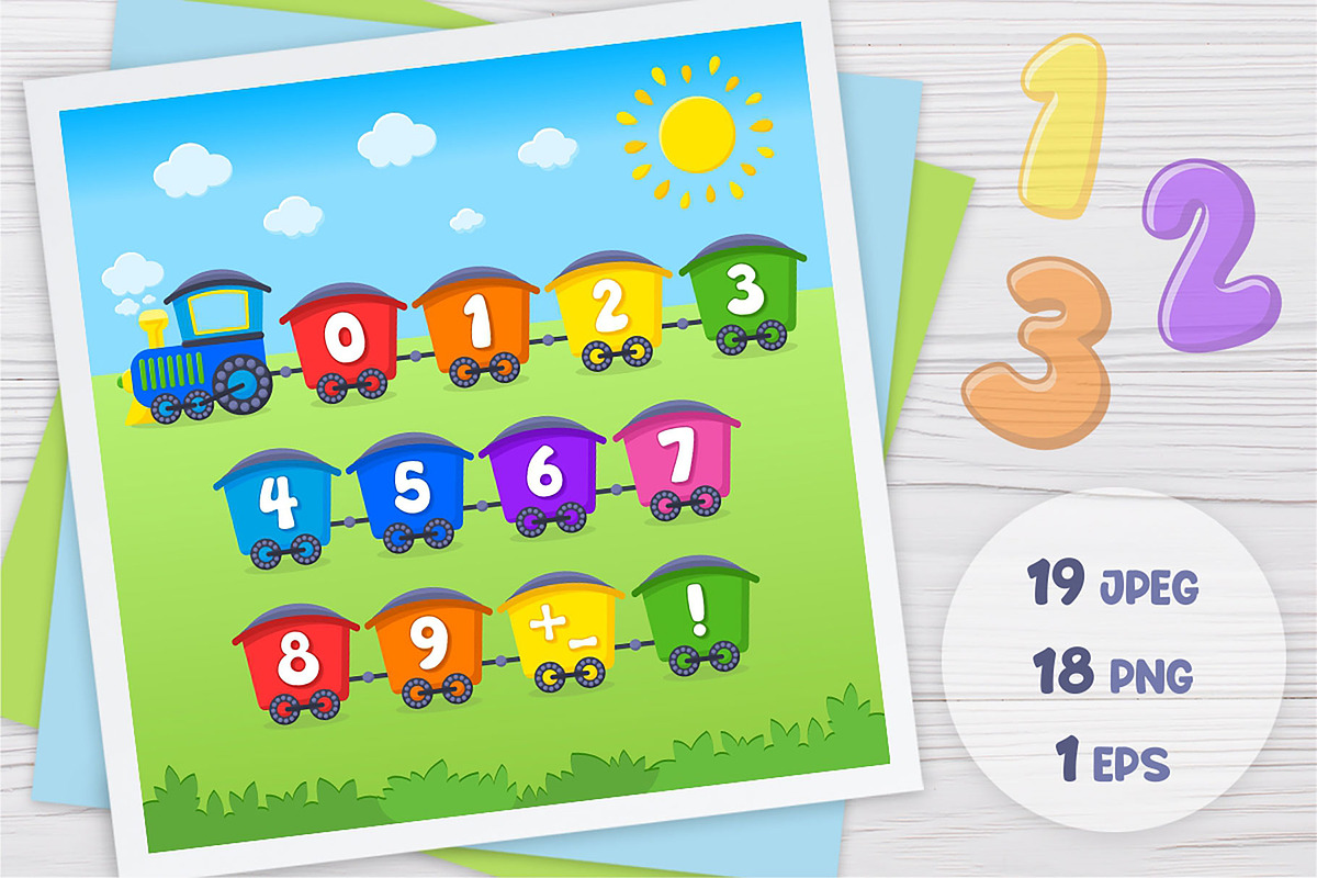 Kids Alphabet and Numbers, an Object Graphic by LartGraphics (Photo 8 of 18)