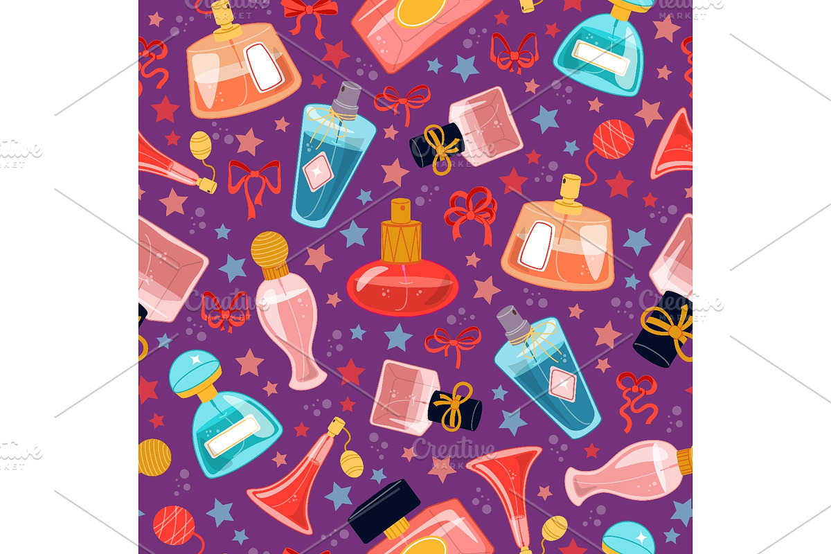Womens fragrant perfumes in spray, an Object Illustration by Vectorbuum (Photo 1 of 3)