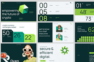 Roven - Crypto Exchange Pitch Deck, a Presentation Template by Hammad Arif