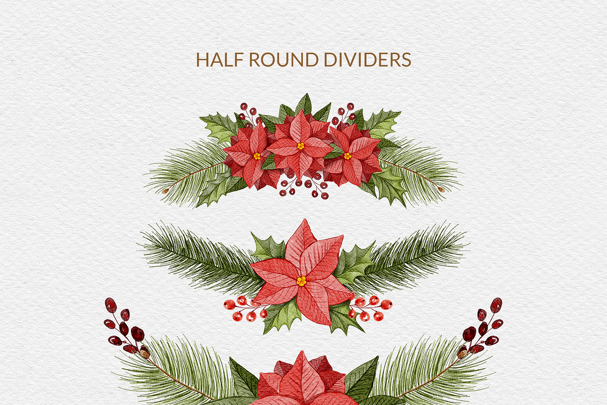 Christmas Florals, Poinsettia, an Object Graphic by ilonitta (Photo 12 of 18)