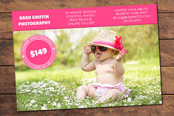 Summer Mini Session Card preview 6