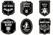 Halloween Witch's Potion Labels PNG, an Illustration by OK Design (Thumbnail 2 of 3)