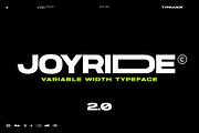 Joyride Extended Typeface, a Sans Serif Font by TypeJuice™ (Thumbnail 1 of 9)