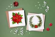 Christmas decorative elements., a Decorative Illustration by VetaDesign (Thumbnail 7 of 11)