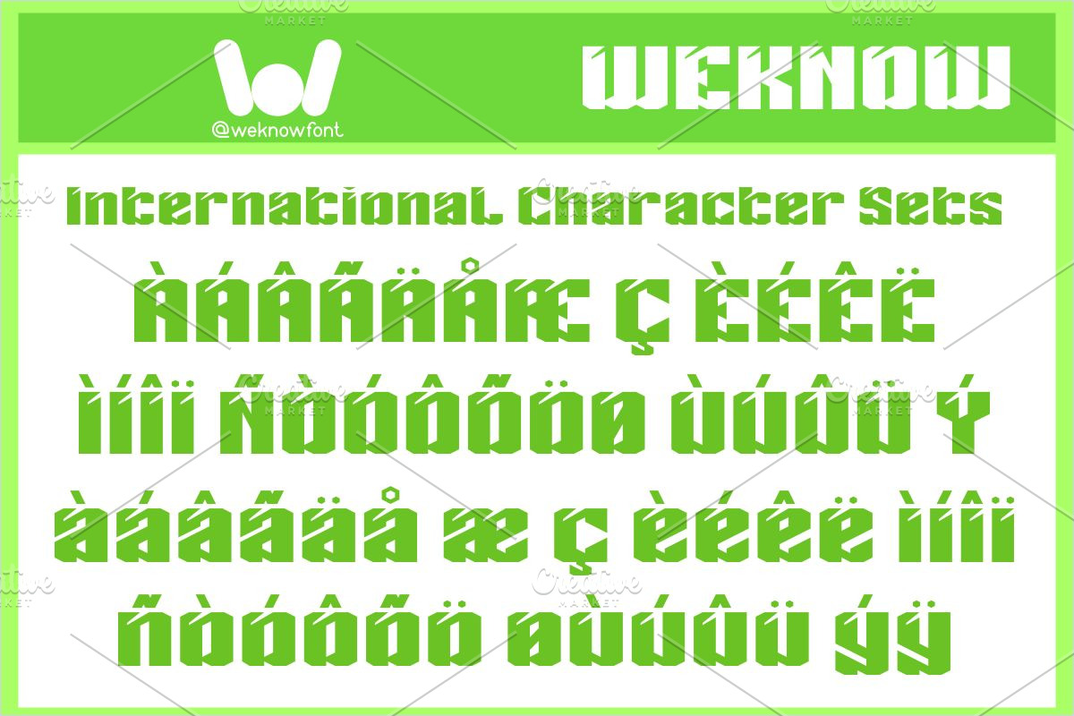 Sideways Rain font, a Font by weknow (Photo 8 of 8)