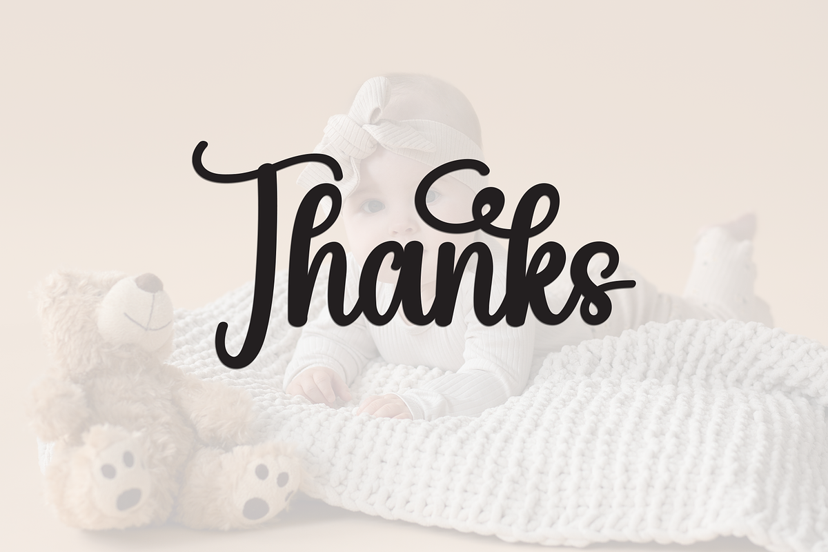 Baby Boho | Script Font, a Handwritten Font by Scratchones (Photo 9 of 9)
