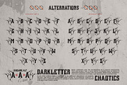 Krondos Typeface, a Blackletter Font by alit design (Thumbnail 11 of 17)