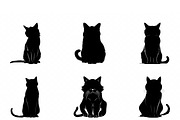 Grumpy Cat Silhouette SVG Set, an Animal Illustration by Gfx Expert Team (Thumbnail 3 of 3)
